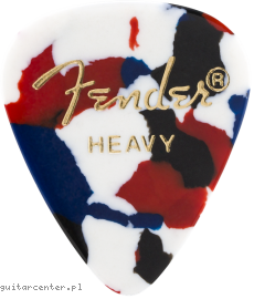 Fender 351 Premium Celluloid Heavy Confetti 12 pack