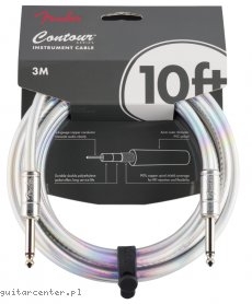 Fender Contour Instrument Cable Iridescent 10ft