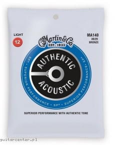 Martin MA140 Authentic 12-54 Bronze Struny do Akustyka