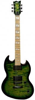 ESP USA VIPER QM Dark Green Sunburst