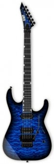 ESP USA M-II DX FR QM E BH Dark Blue Sunburst