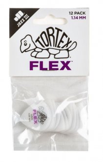 Dunlop 468P 1.14 Tortex Flex Jazz III 12-Pack