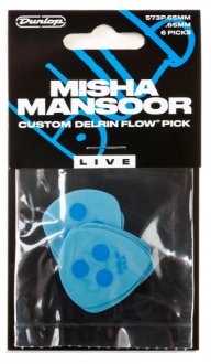 Dunlop 573P065MM Misha Mansoor Custom Delrin Flow 6-Pack