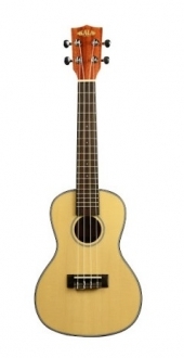 Kala KA SCG EQ Solid Spruce Top Concert Ukulele