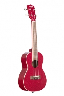 Kala Sparkle Ritsy Red Concert Ukulele