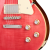 Epiphone Les Paul Standard 60s Fucshia korpus detal