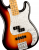 Fender Player II Modified Precision Bass MN 3TS korpus