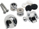 Fender Security Locks & Buttons Chrome